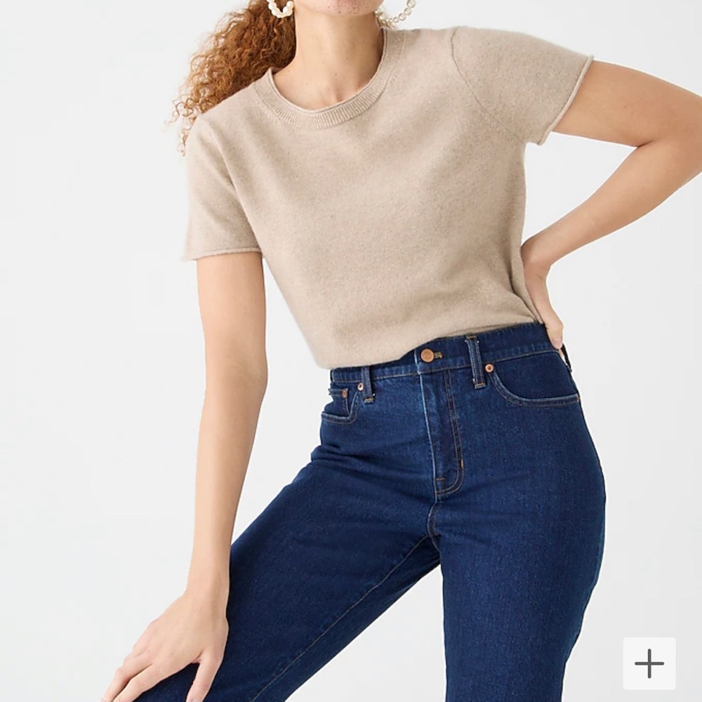 New / Relaxed cashmere T-shirt B001 - Picture 7 of 11